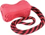 Jouet chien caoutchouc corde titan S rouge