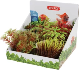 Plante articielle aquarium display 6 petites plantes assorties