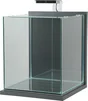 Aquarium verre/bois jalaya xxl led 31l5 filtre 30x30x35cm anthracite