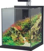 Aquarium verre/bois jalaya xxl led 31l5 filtre 30x30x35cm anthracite