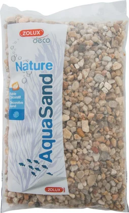 Sable decoratif aquarium aquasand nat quartz gros 3-8mm 1kg