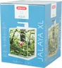 Aquarium verre/bois jalaya xl led filtre 25x25x30cm 18l7 ceruse blanc