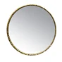 Miroir Nora rond doré diamètre 80 cm