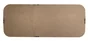 Miroir arrondi bois brun 50 x 122 cm