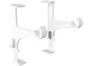 Lot de 2 supports sans perçage tringle à rideau, caisson volet, blanc CESSOT
