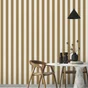 Papier peint intissé Rayure jovan INSPIRE jaune