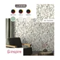 Papier peint vinyle intisse meadow flower blanc inspire