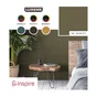 Papier peint intissé Aspect paille INSPIRE vert apple 1