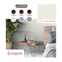 Papier peint vinyle intisse aspect paille blanc paper 6 inspire