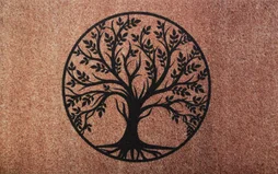 Tapis Dallas Arbre 50X80Cm