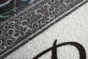 Tapis Dallas Bienvenu Gris 40X60Cm