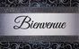 Tapis Dallas Bienvenu Gris 50X80Cm