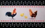 Tapis Cuisine Poule 50X80Cm