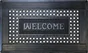 Tapis Mercure Caoutchouc Welcome 45X75Cm
