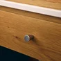 Lot de 4 boutons de meuble Lima, aluminium brossé, Diam. 19mm