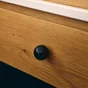 Bouton de meuble Paolo, noir mat, Diam. 30 mm