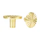 Lot de 2 boutons de meuble Julian, laiton mat, Diam. 38mm
