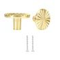 Lot de 2 boutons de meuble Julian, laiton mat, Diam. 38mm