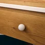 Lot de 6 boutons de meuble Olavi, plastique blanc, Diam. 28 mm