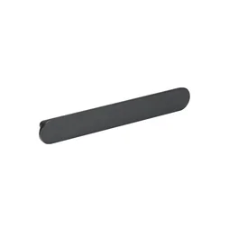 Poignée de meuble Java, aluminium noir mat, Diam. 128 mm