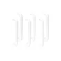 Lot de 6 poignées de meuble Soa, plastique blanc, Diam. 96 mm
