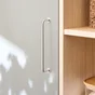 Poignée de meuble Sasha, zamak nickelé brillant, Diam. 160 mm