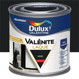 Peinture boiserie noir brillant DULUX VALENTINE 0.125l