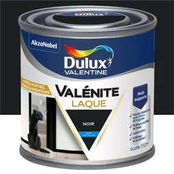 Peinture boiserie noir mat DULUX VALENTINE 0.125l