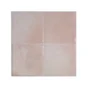 Lot de 4 crédences adhésives Smartiles Zellige, rose, 23 cm x 23 cm