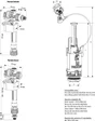 Kit chasse d'eau a cable 3/8 equation