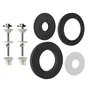 Kit de fixation et reparation pour reservoir et mecanisme wc equation