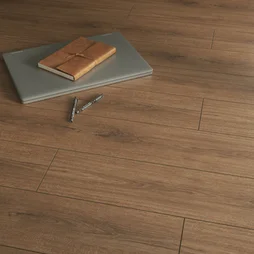 Sol stratifie intenso ARTENS brown Aqua100, Ep.7 mm, resistant a l'eau