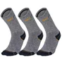 Lot de 3 paires de chaussettes hautes 39-42 DEXTER gris