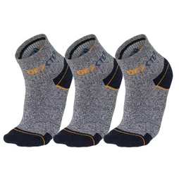 Lot de 3 paires de chaussettes basses 43-46 DEXTER gris