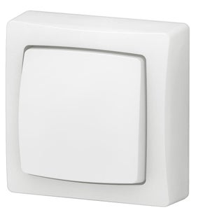 Poussoir saillie complet, LEGRAND Asl, blanc