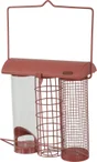 Mangeoire oiseaux du jardin trio métal 35cm terracotta ZOLUX