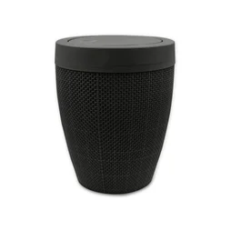 Poubelle de salle de bains 6 l noir SENSEA