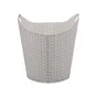Panier à linge pliable beige, 40 litres, SENSEA