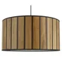 Suspension Tasso, pvc, marron, Diam.38 cm, E27
