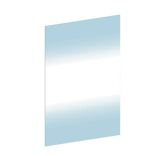 Paroi de douche italienne Remix 120cm verre imprimé SENSEA
