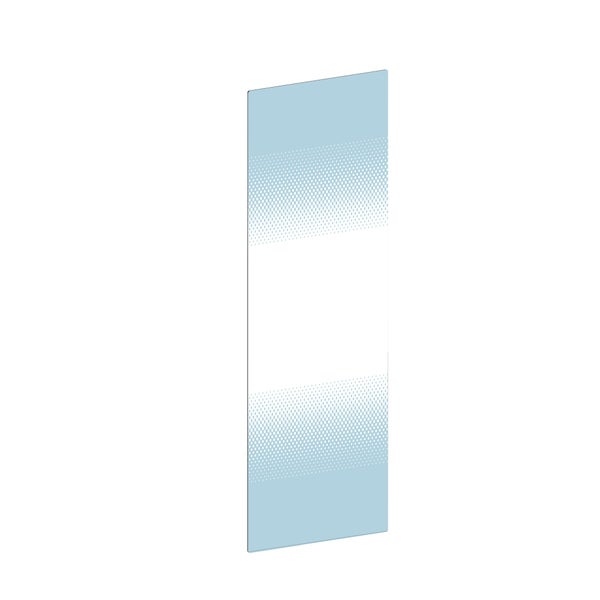 Verre de composition, sérigraphié, l.70 x H.200 cm Remix2