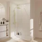 Paroi douche italienne Remix 70/140cm or kit SENSEA
