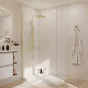 Paroi douche italienne Remix 70/140cm or kit SENSEA