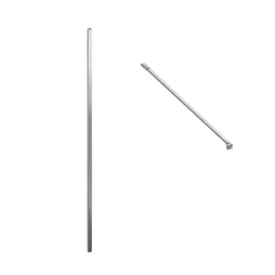 Paroi douche italienne Remix 70/140cm chromé kit SENDEA