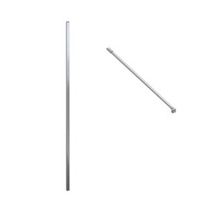 Paroi douche italienne Remix 70/140cm chromé kit SENDEA