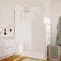 Paroi douche italienne Remix 70/140cm chromé kit SENDEA