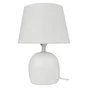 Lampe poki e14 ceramique blanc inspire