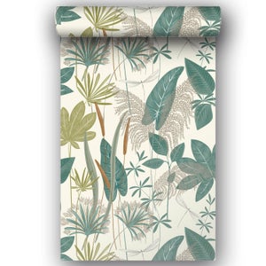 Papier peint intissé Loma vert