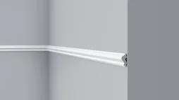 Cimaise en polymère haute densité CL4, 25 x 11 mm, lot de 2 x 2 m