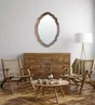Miroir Louise bois clair 61 x 86 cm